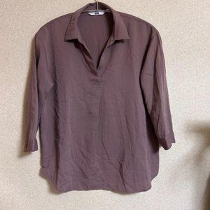Shirt Blouse Seventh Sleeve